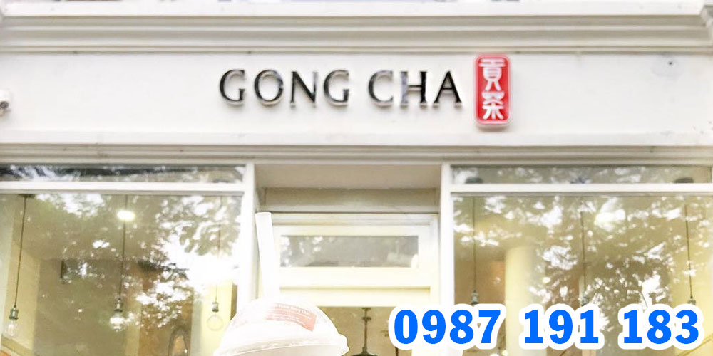 Mẫu bảng hiệu trà sữa Gong Cha 05