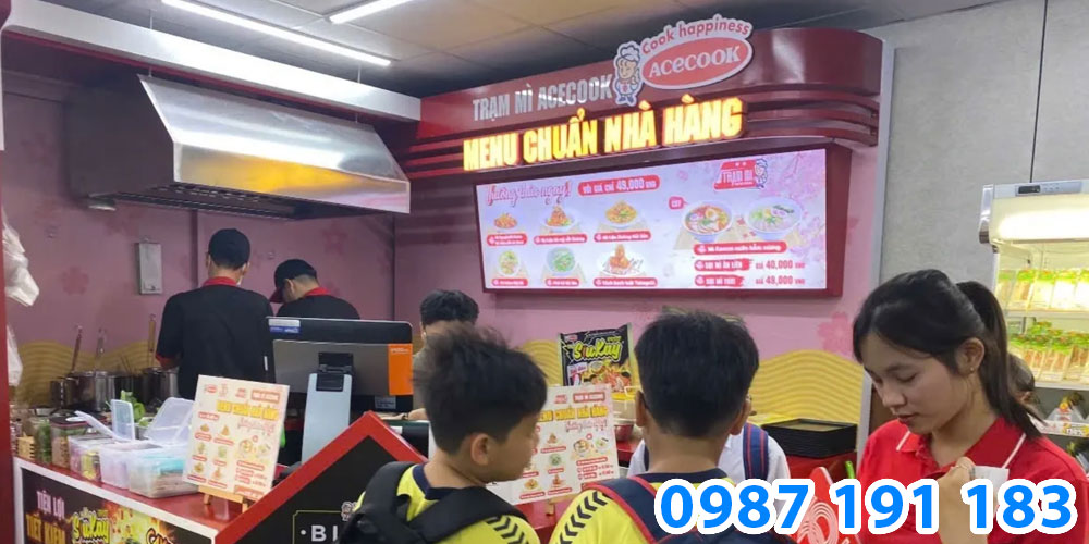 Mẫu bảng hiệu cửa hàng Acecook 09