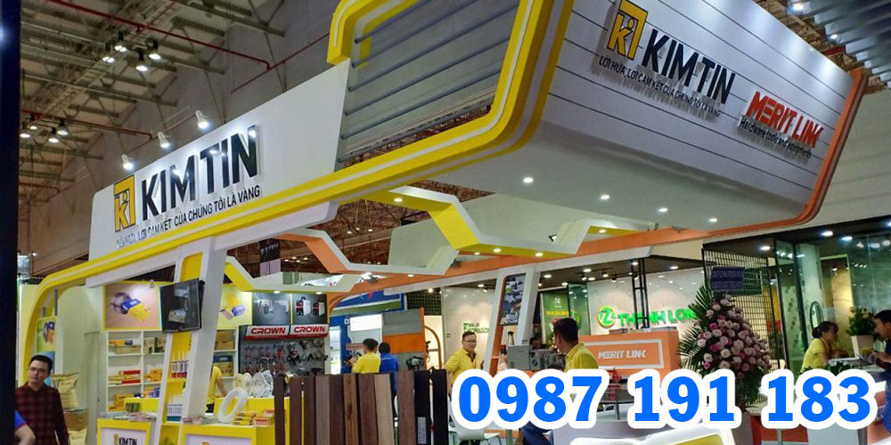 Thi công gian hàng hội chợ triển lãm 02