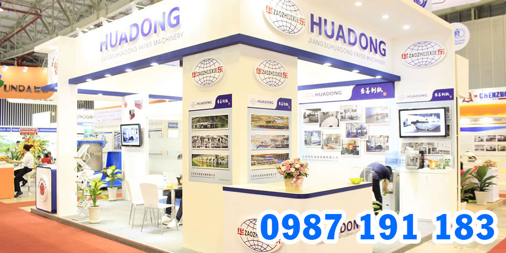 Thi công gian hàng hội chợ triển lãm 08