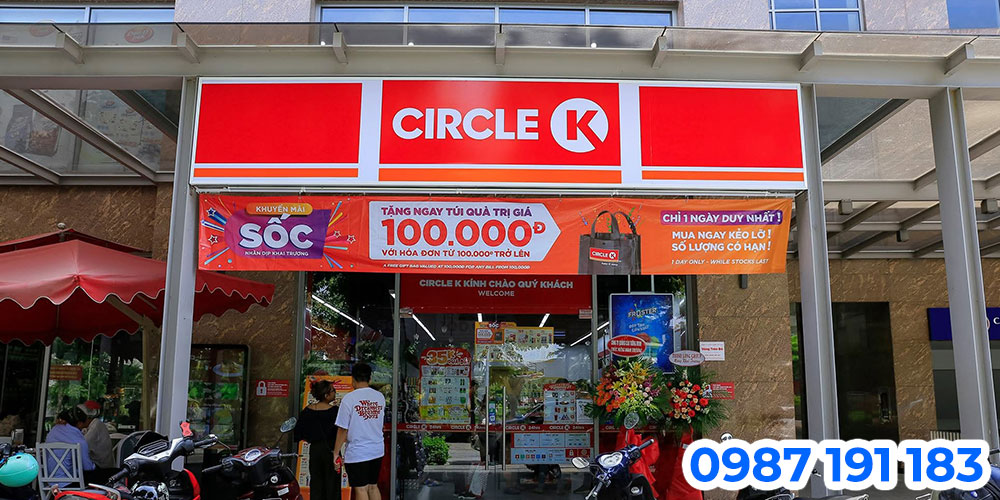 Mẫu bảng hiệu cửa hàng tiện lợi Circle K 05
