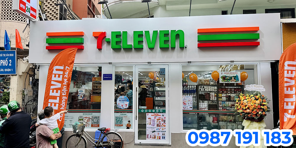 Mẫu bảng hiệu cửa hàng tiện lợi 7-Eleven 03