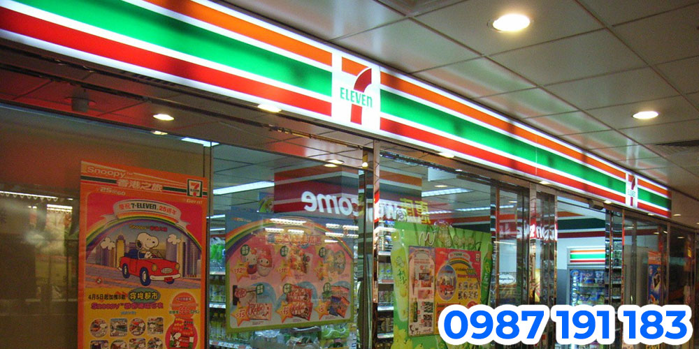 Mẫu bảng hiệu cửa hàng tiện lợi 7-Eleven 08