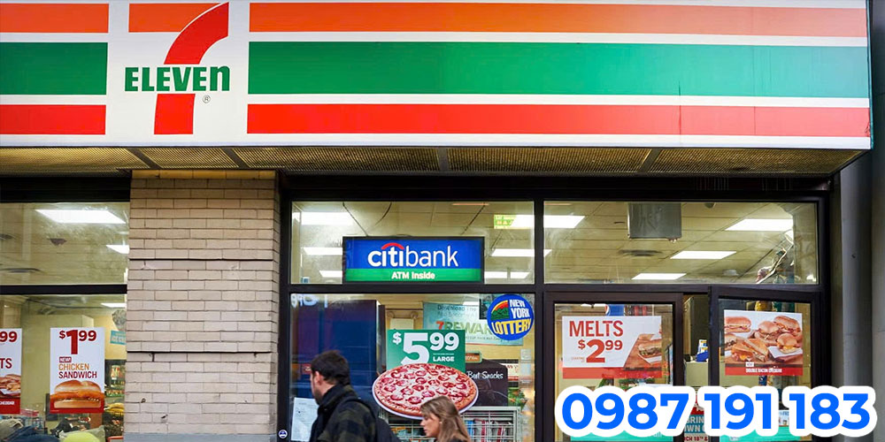 Mặt tiền cửa hàng tiện lợi 7-Eleven