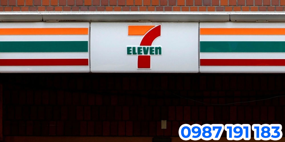 Mẫu bảng hiệu cửa hàng tiện lợi 7-Eleven 1