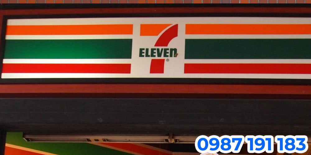 Mẫu bảng hiệu cửa hàng tiện lợi 7-Eleven 13