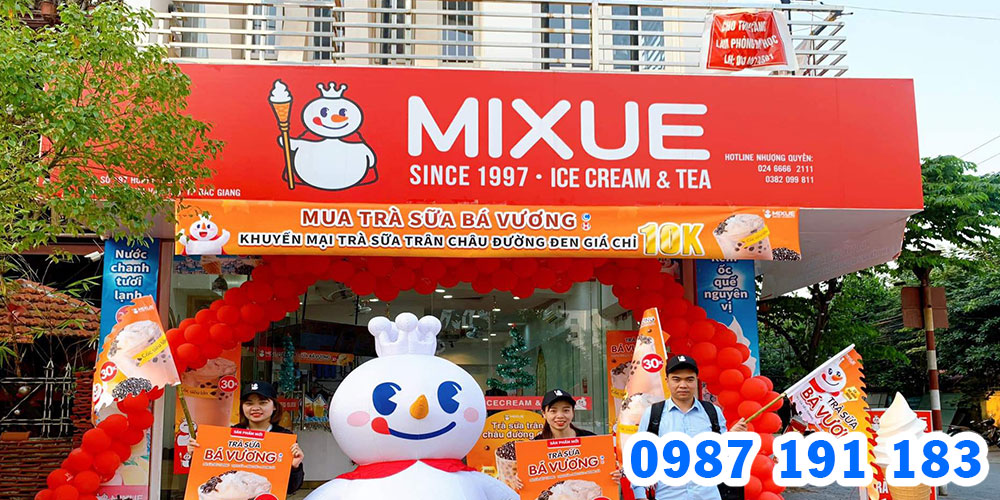 Mẫu bảng hiệu trà sữa Mixue 03
