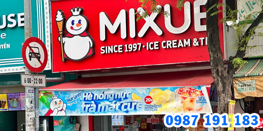 Mẫu bảng hiệu trà sữa Mixue 05