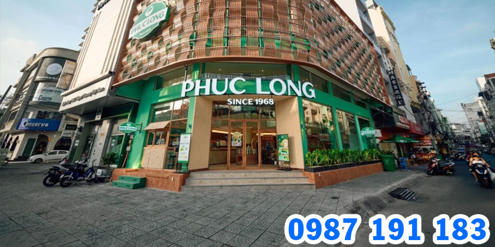 Mẫu bảng hiệu cửa hàng trà sữa Phúc Long 02