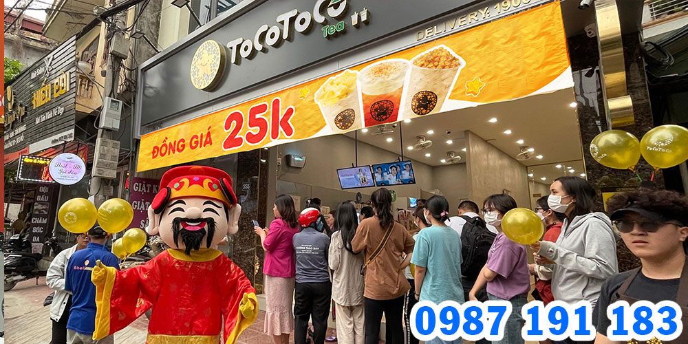 Mẫu bảng hiệu trà sữa Tocotoco 07