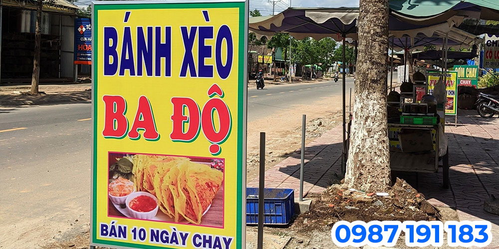 Mẫu bảng hiệu khi được lắp đặt sẽ giúp khách hàng nhận diện tốt