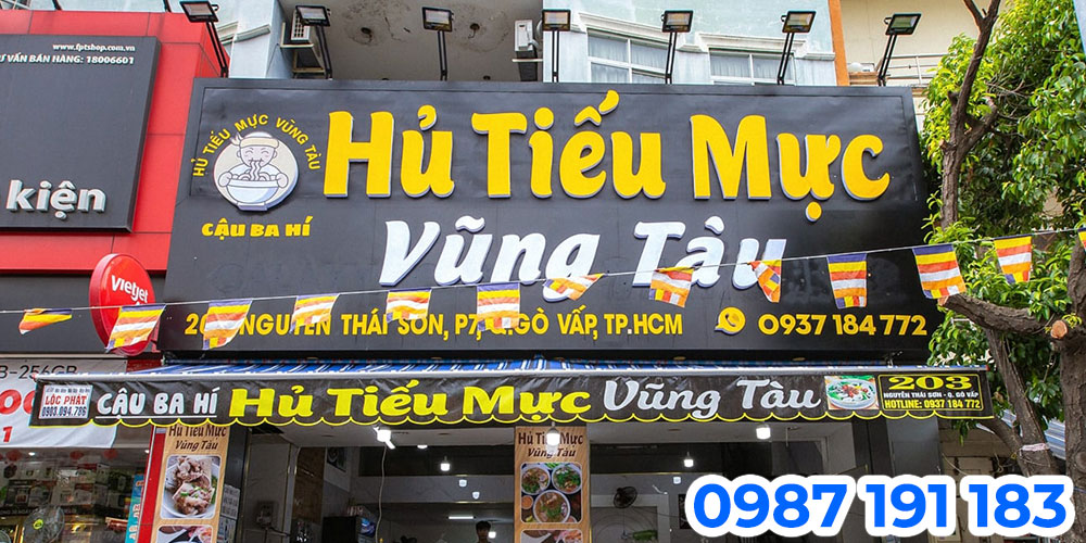 Thiết kế bảng hiệu đẹp sẽ góp phần lớn trong viêc thu hút khách