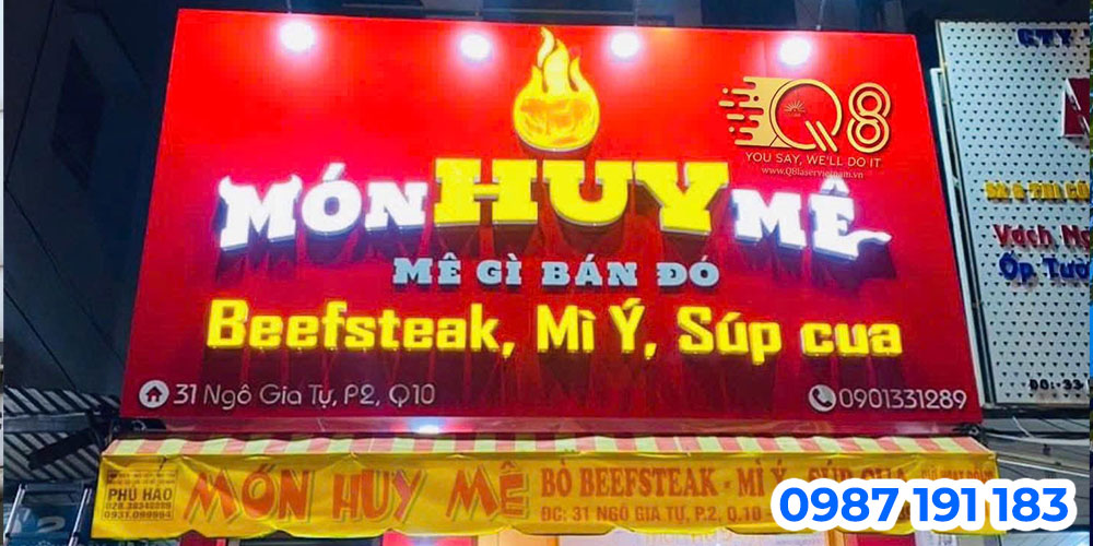 Làm bảng hiệu súp cua đẹp sẽ thu hút được khách hàng