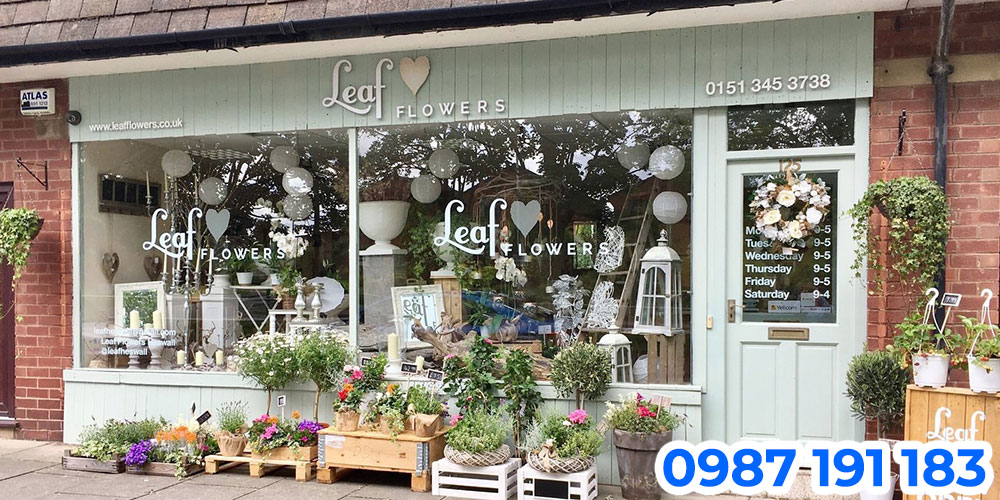 Mẫu bảng hiệu shop hoa 06