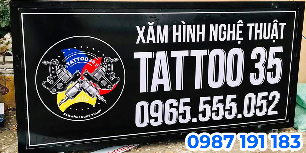 Cần xác định trước phong cách Tattoo để làm bảng hiệu cho chuẩn